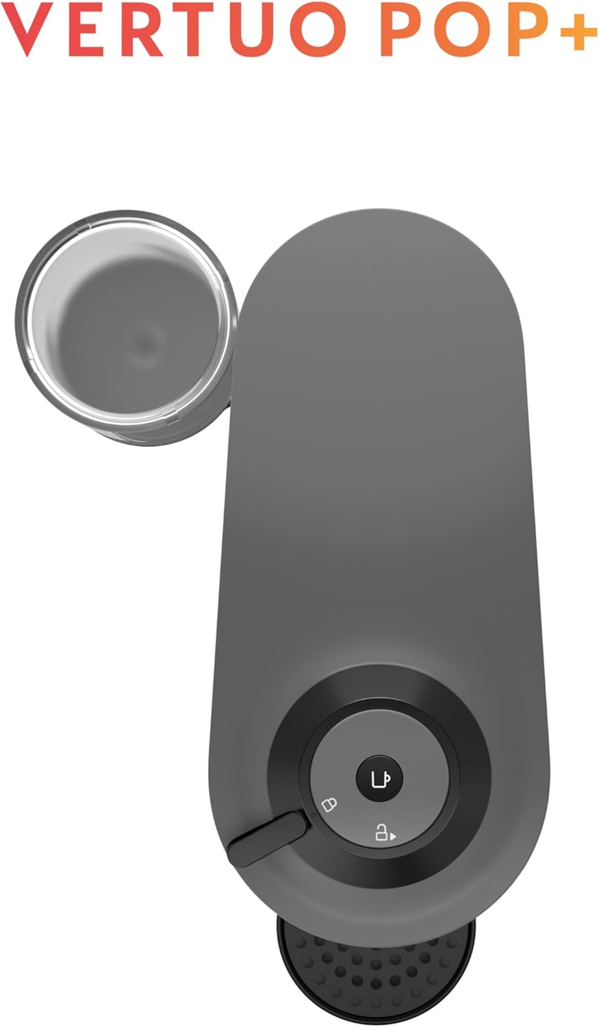 Nespresso Vertuo Pop+ Coffee and Espresso Machine by Breville - Dark Grey