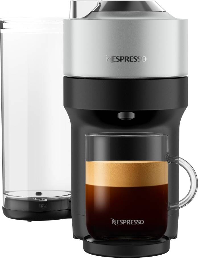 Machine à café et à espresso Nespresso Vertuo Pop Deluxe de Breville - Argent