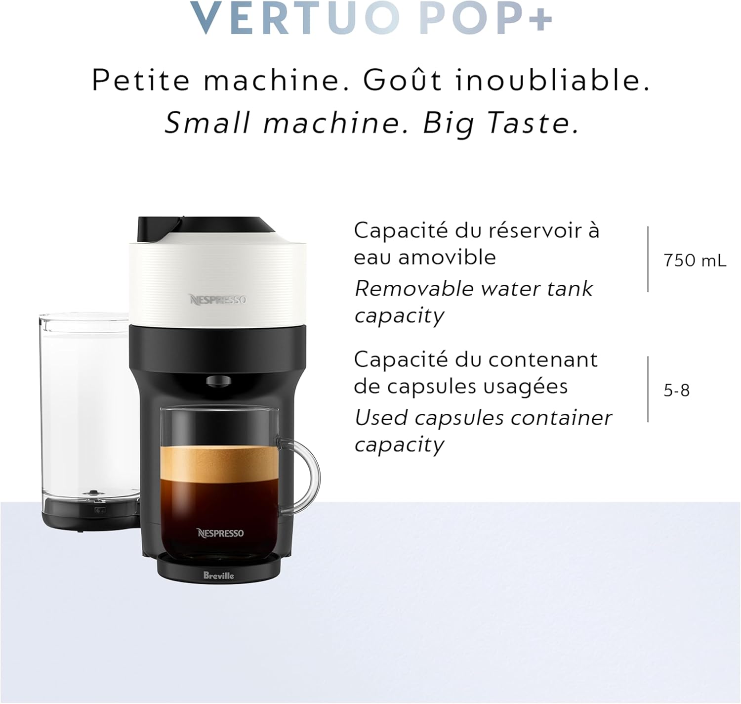 Nespresso Vertuo Pop+ - Coconut White