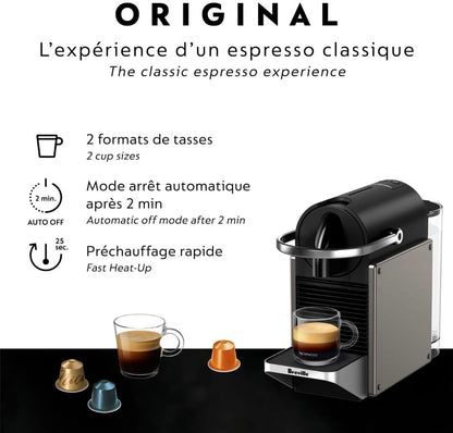Nespresso Pixie Titan Coffee Machine