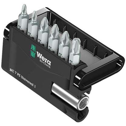 Wera - Bit-Check 7 PZ Universal 1, 7 pieces