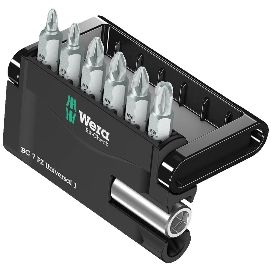 Wera - Bit-Check 7 PZ Universal 1, 7 pieces