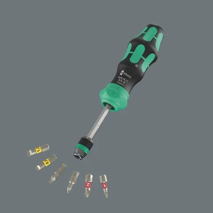 Wera - Kraftform Kompakt 26 RA-R with pouch, 6 pieces