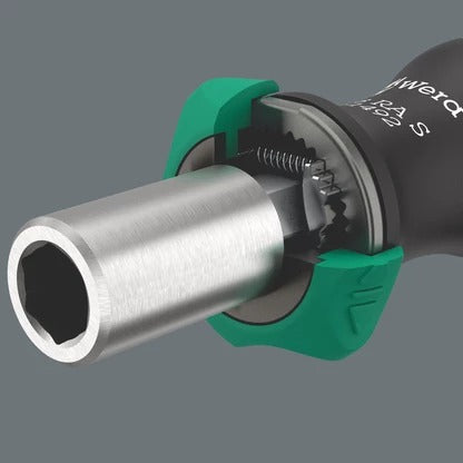 Wera - 838 RA S Bit-holding handle with ratchet functionality, 1/4", 1/4" x 102 mm