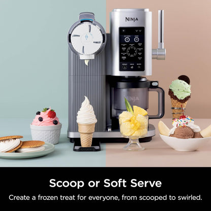 Ninja Swirl CREAMi Soft Serve & Ice Cream Machine