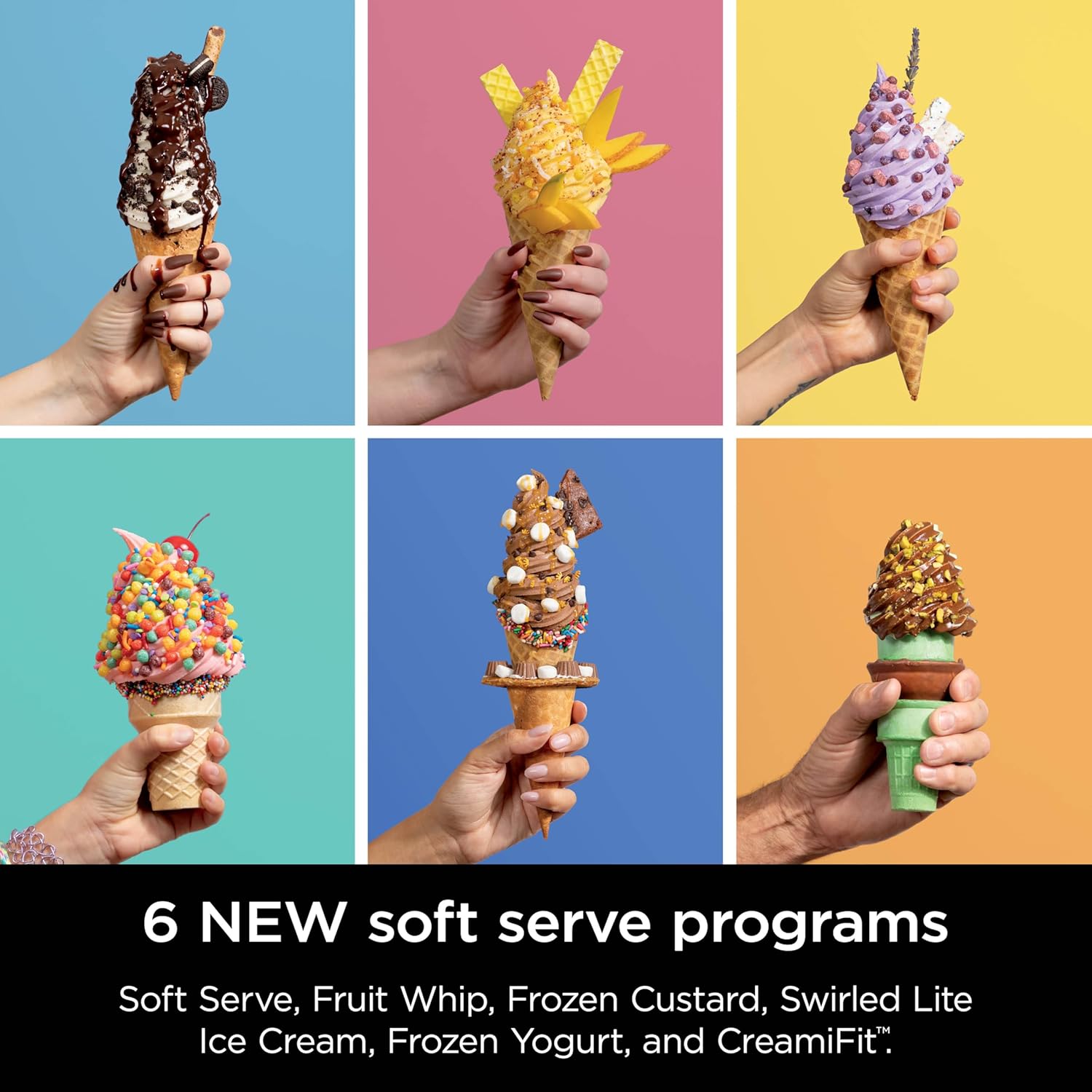 Ninja Swirl CREAMi Soft Serve & Ice Cream Machine