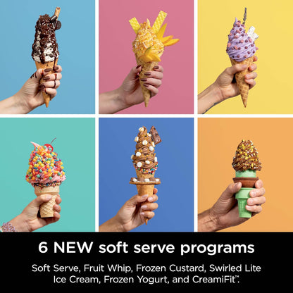 Ninja Swirl CREAMi Soft Serve & Ice Cream Machine
