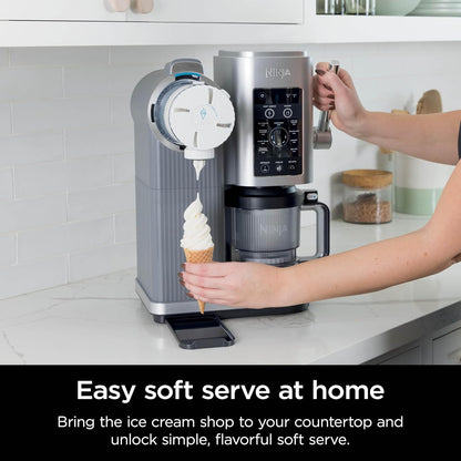 Ninja Swirl CREAMi Soft Serve & Ice Cream Machine