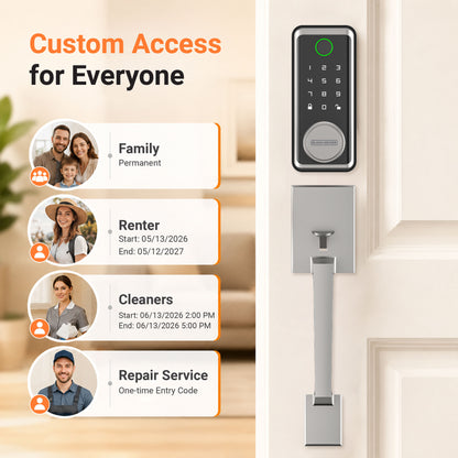 Black & Decker Smart Lock with Entrance Handle & Gateway - Silver