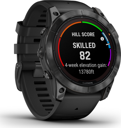 Garmin Fēnix 7X Pro Solar Edition - Slate Gray with Black Band