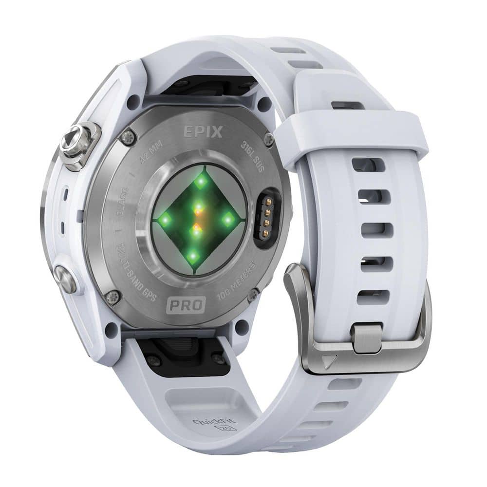 Garmin Epix Pro Gen 2 Standard Edition 42mm - Silver with Whitestone Band