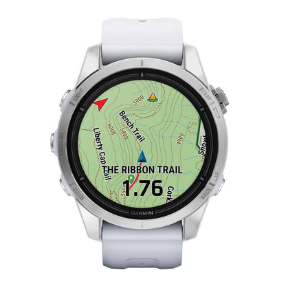 Garmin Epix Pro Gen 2 Standard Edition 42mm - Silver with Whitestone Band
