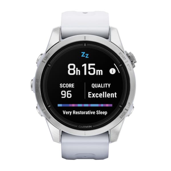 Garmin Epix Pro Gen 2 Standard Edition 42mm - Silver with Whitestone Band