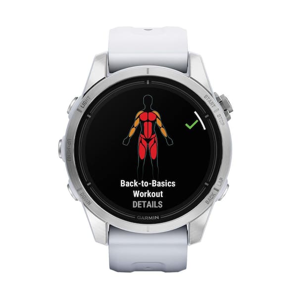 Garmin Epix Pro Gen 2 Standard Edition 42mm - Silver with Whitestone Band