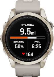 Garmin Epix Pro Gen 2  Sapphire Edition 42 mm - Soft Gold with Light Sand Band