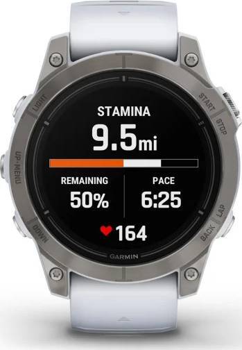 Garmin Epix Pro Gen 2 Sapphire Edition 47mm - Titanium with Whitestone Band