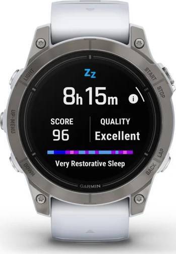 Garmin Epix Pro Gen 2 Sapphire Edition 47mm - Titanium with Whitestone Band