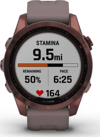 Garmin Fēnix 7S Sapphire Solar Smartwatch 42 mm Fiber - Dark Bronze Titanium