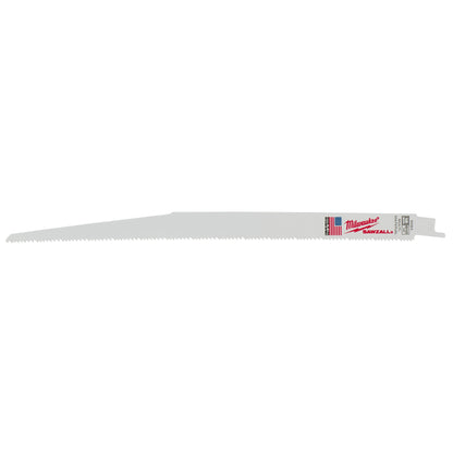 Lame SAWZALL 12" 8/12 TPI pour multi-matériaux (25 PK)