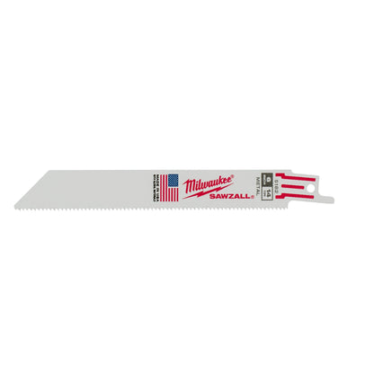 Lame SAWZALL 6" 14 TPI pour métal moyen Vrac 25