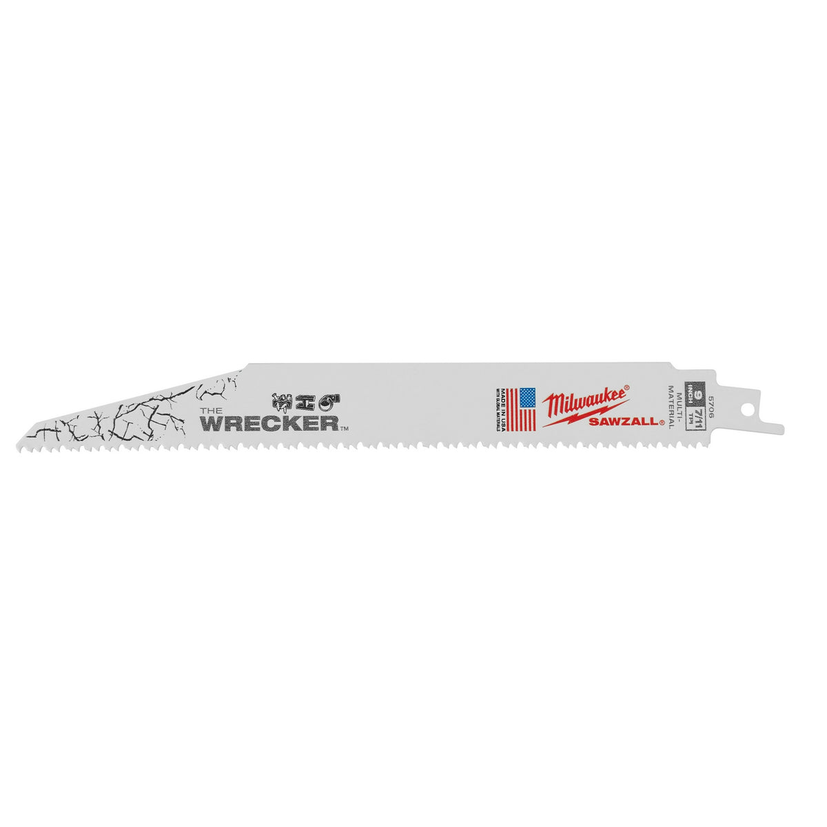 9" 7/11 TPI WRECKER SAWZALL for Multi-Material Blade (1 Piece)