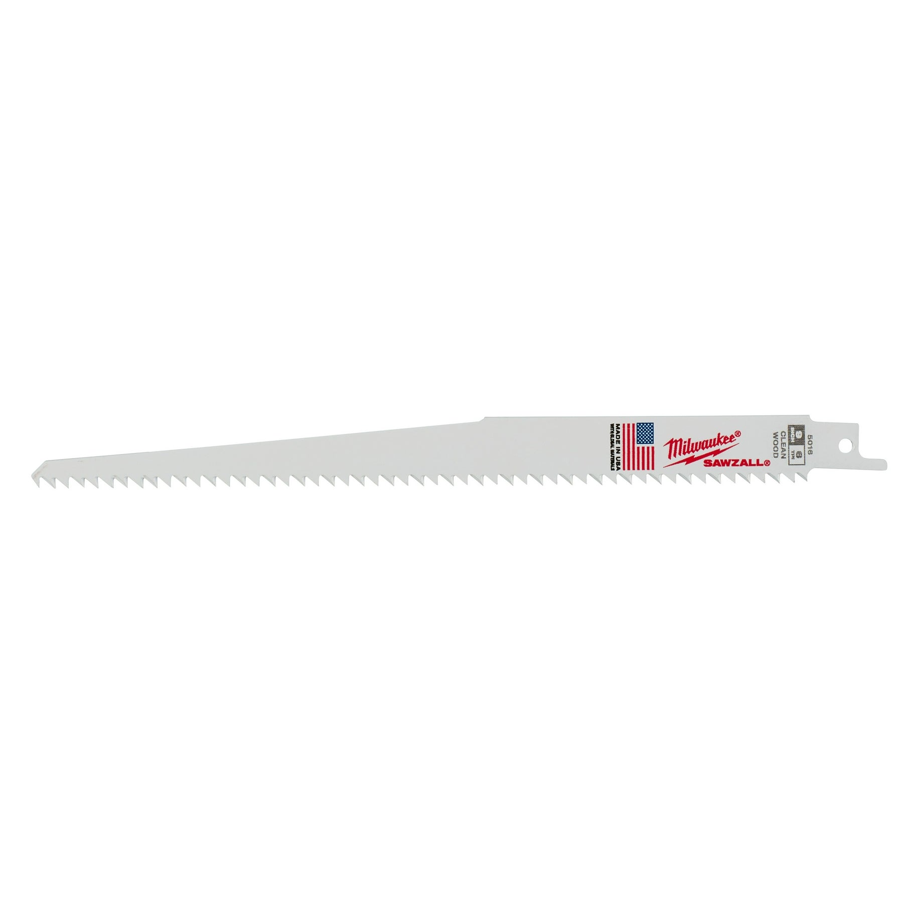 9" 6 TPI Fleam Ground SAWZALL Lame - 10 Pack