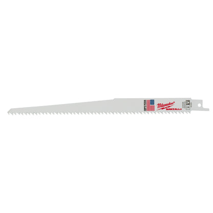 9" 6 TPI Fleam Ground SAWZALL Lame - 10 Pack
