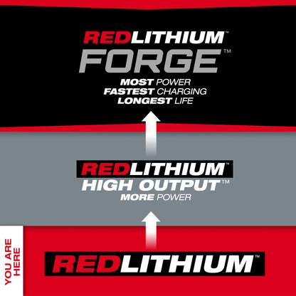 Milwaukee M18 Redlithium XC with Extended Capacity Battery 5.0 Ah - 1 Pack