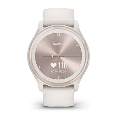 Garmin Vivomove Sport Hybrid Smartwatch -  White
