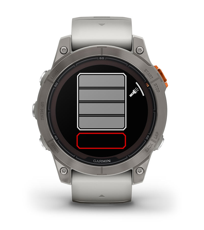 Garmin Fēnix 7 Pro Sapphire Solar Multisport GPS Smartwatch - Fog Gray/Ember Orange