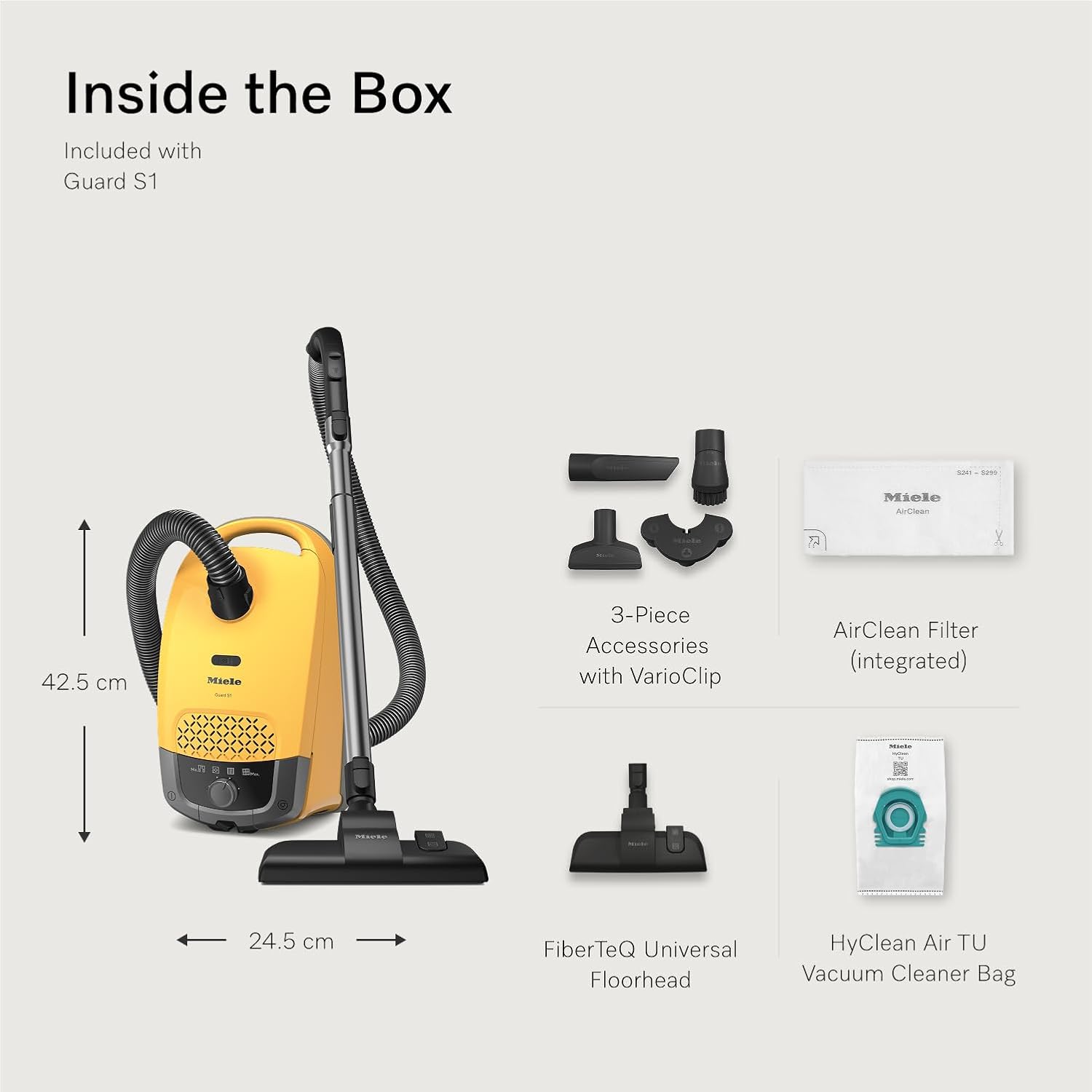 Miele Guard S1 Sunset - Yellow