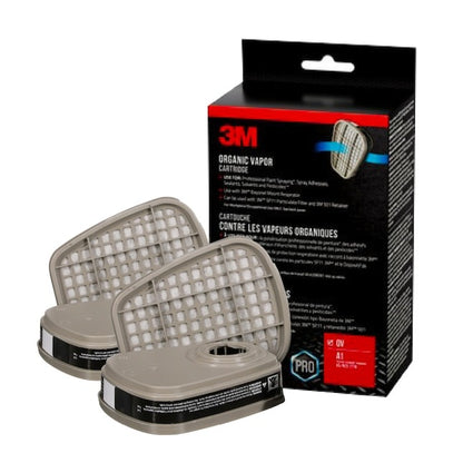 3M Organic Vapour Replacement Respirator Respirator Cartridge - 2 Pairs
