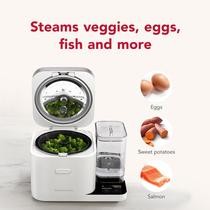 KitchenAid Grain & Rice Cooker - Porcelain White