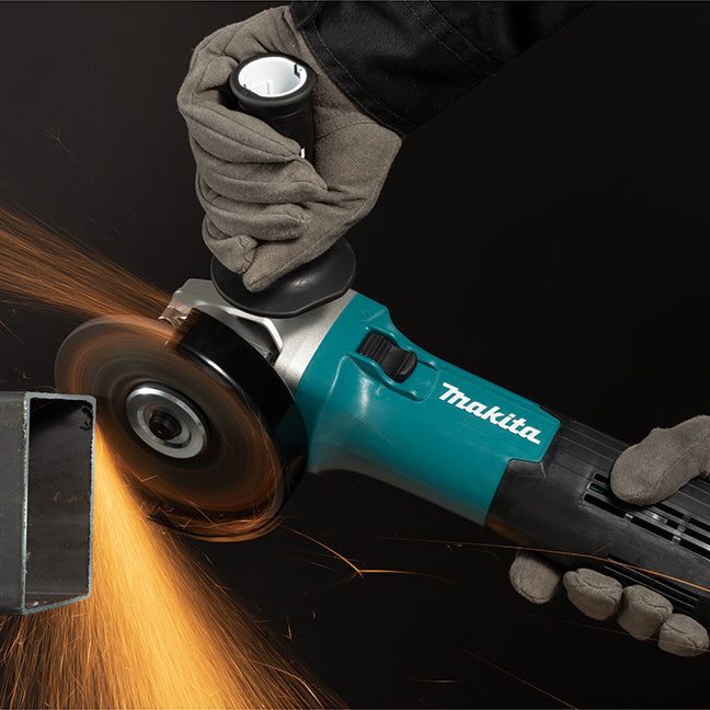 Makita 5" Angle Grinder 15.0-A with Lock On & Slide Switch