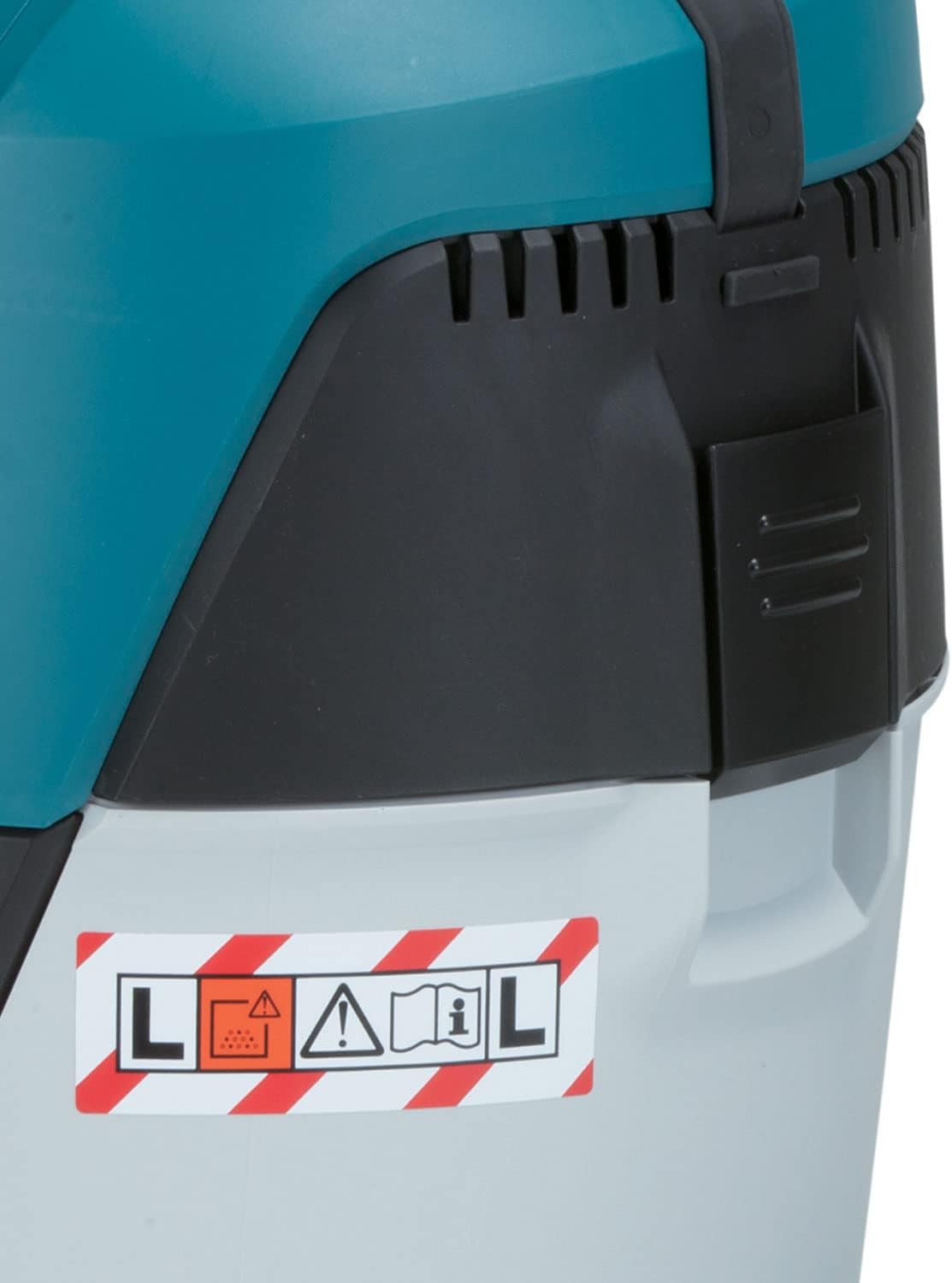 Makita 25.0 L Push and Clean L Class Dust Extractor 9.4A for Wet & Dry Cleaning