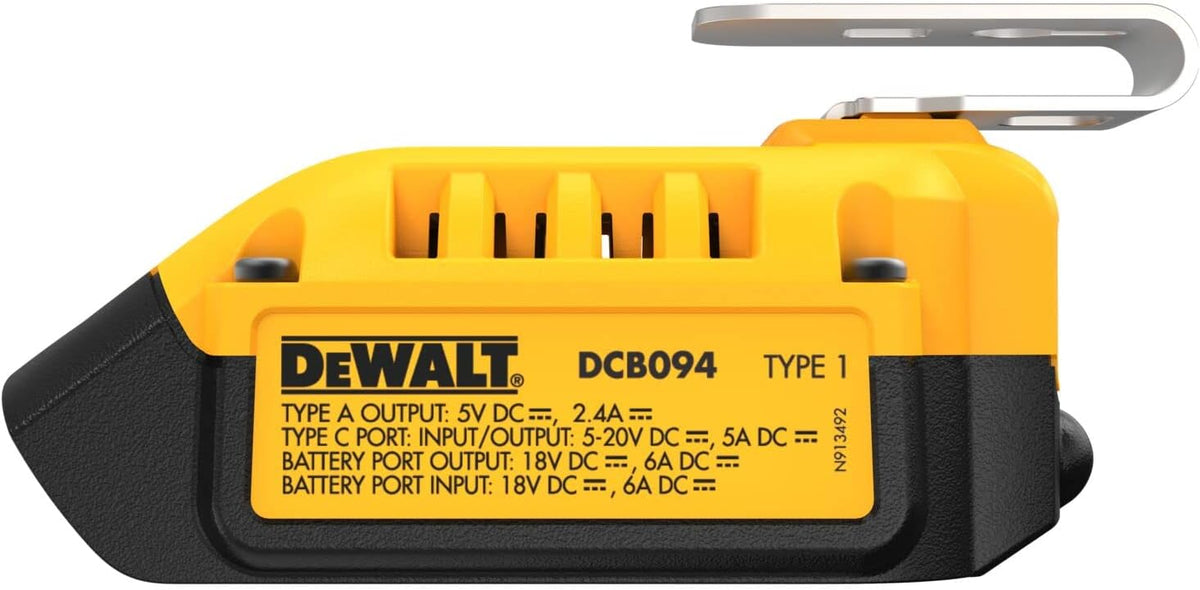 Dewalt Battery Charger & USB Wall Charging Kit