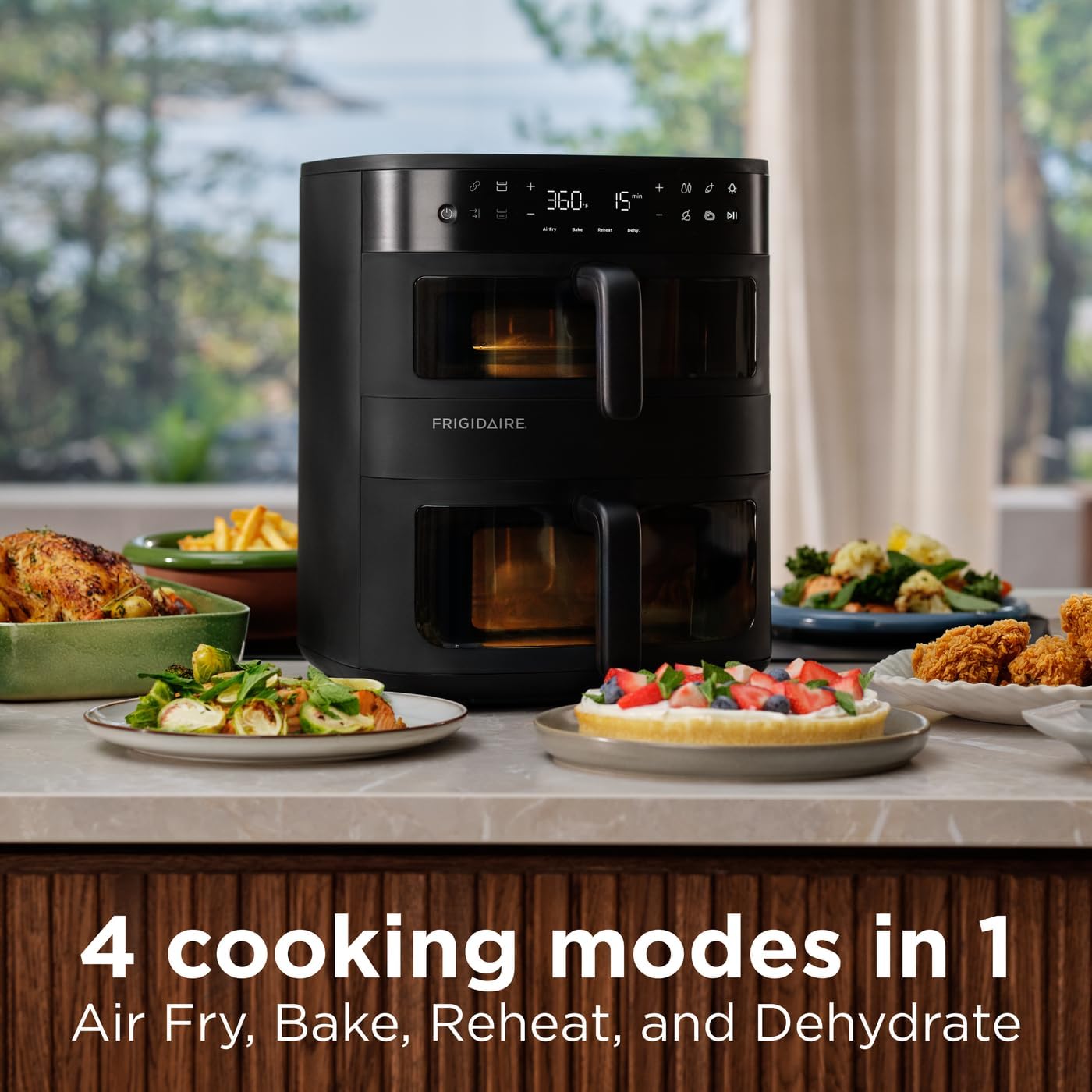 Frigidaire DualZone Air Fryer - Black