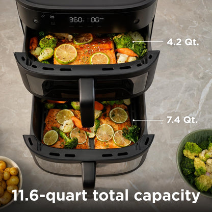 Frigidaire DualZone Air Fryer - Black