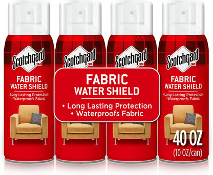 Scotchgard Fabric Water Shield Water Repellent Spray - 4 Pack