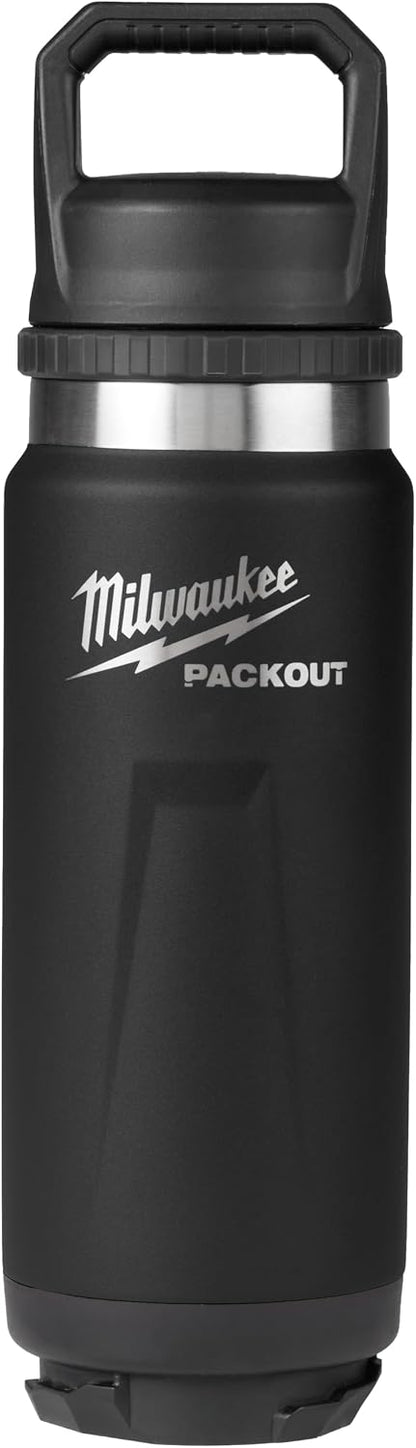Milwaukee Packout 24OZ Insulated Bottle CL - Black