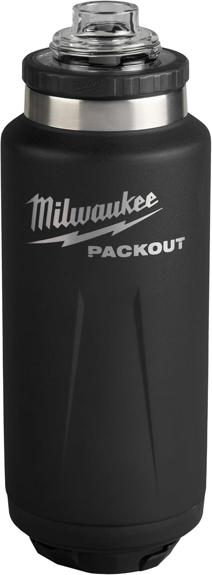 Milwaukee Packout 36OZ Insulated Bottle CL - Black
