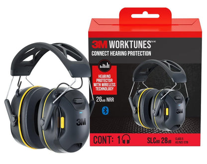 3M Work Tunes Connect Hearing - 90543H1-4DC with Bluetooth Technology