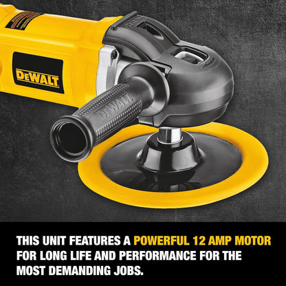Dewalt Buffer Polisher 7-9" 12 Amp Variable Speed Corded