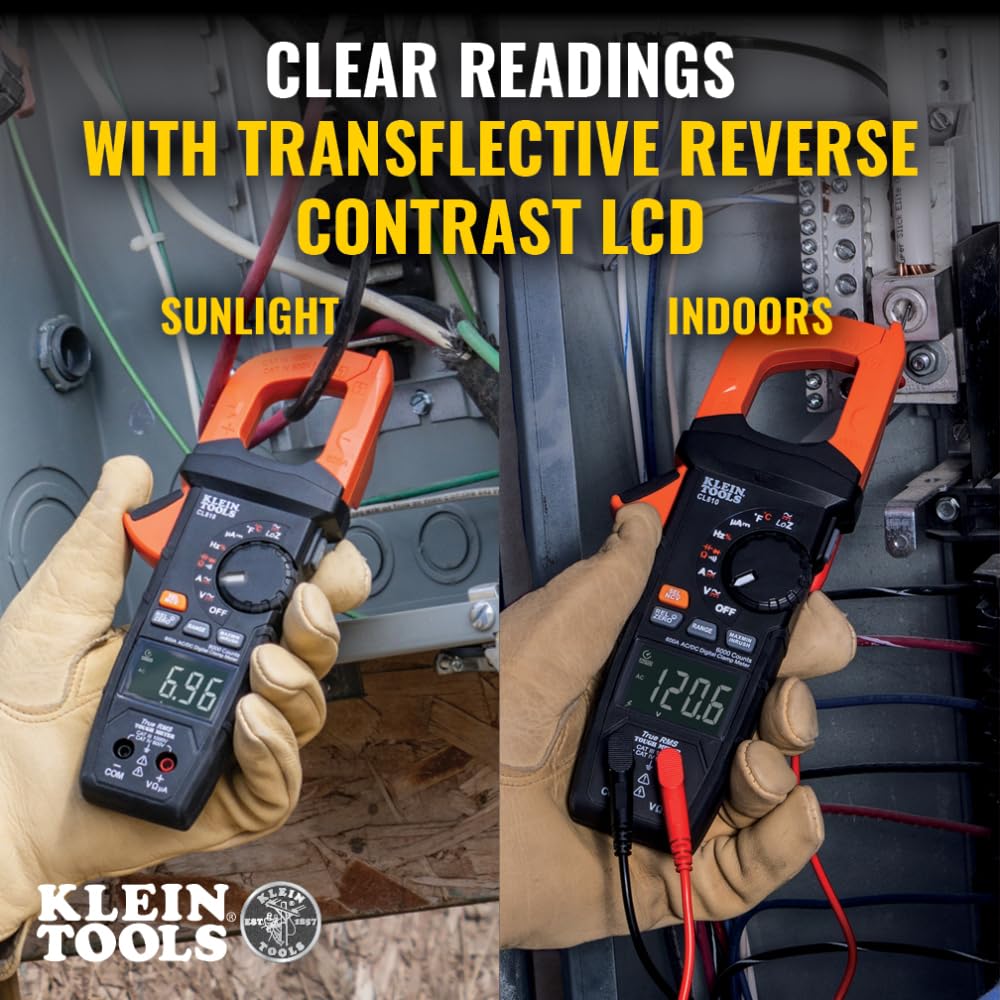 Klein Tools Digital Pro Clamp Meter with Flashlight