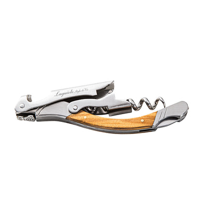 Laguiole Luxury Line Olive Wood Corkscrew