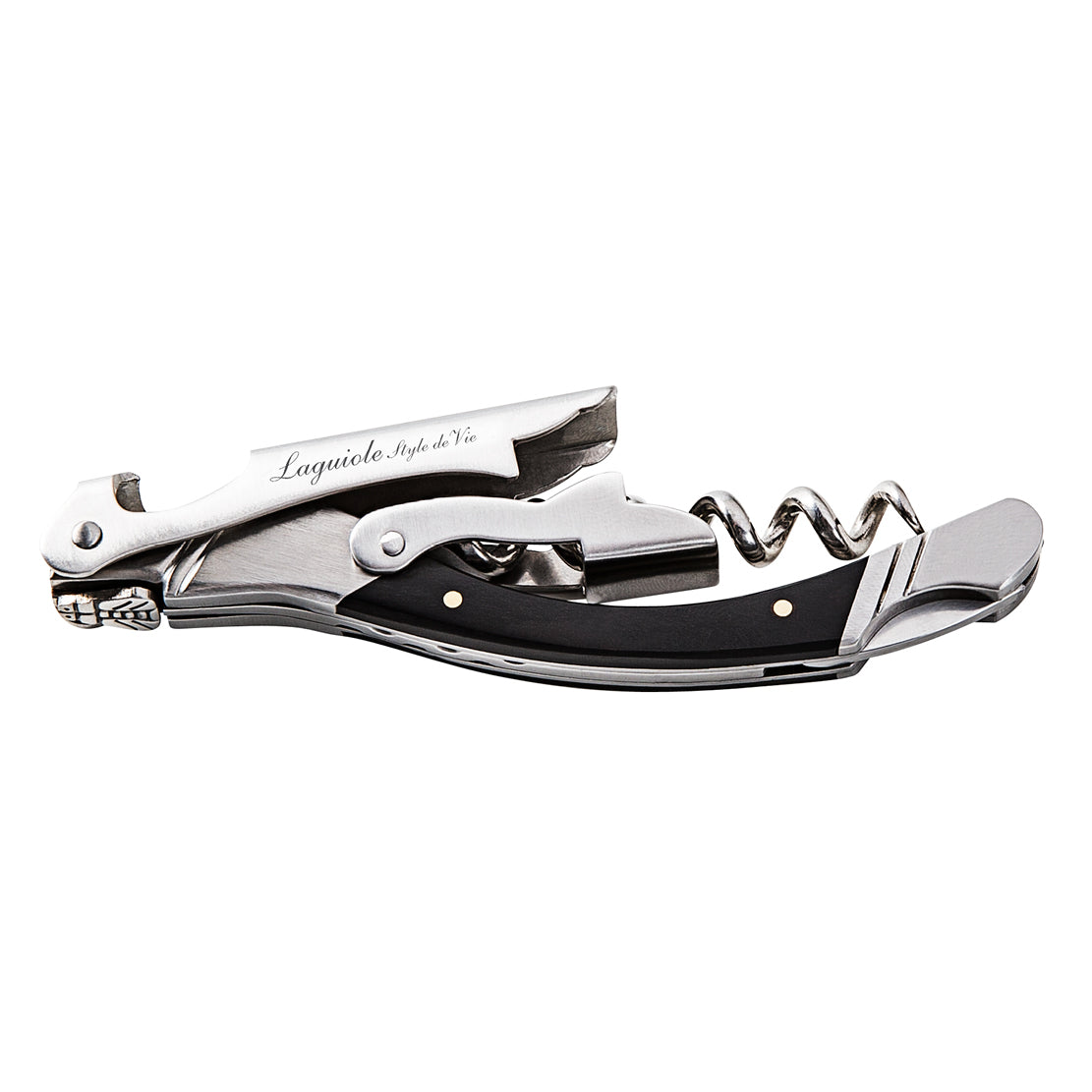 Laguiole Luxury Line Black Corkscrew