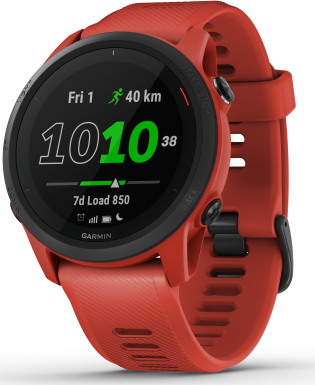 Garmin Forerunner 745, GPS running watch-Red