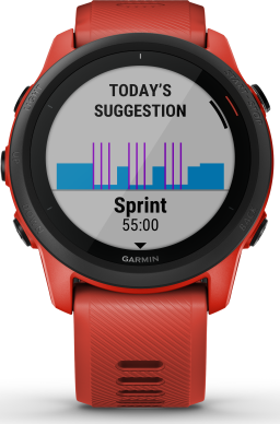 Garmin Forerunner 745, GPS running watch-Red