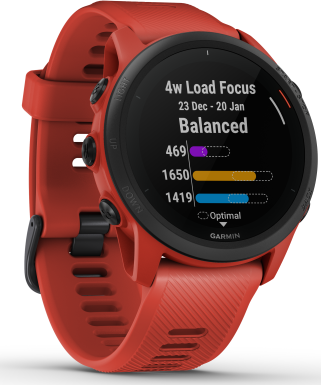 Garmin Forerunner 745, GPS running watch-Red