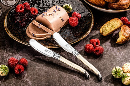 Laguiole Premium Collection Butter Knives Set of 4 - Pearl